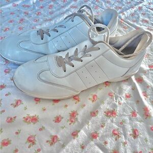 White and Gray Cheer shoes